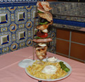 Description of the dishes on the picture