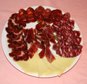 Description of the dishes on the picture